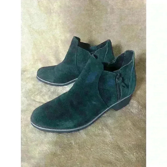 Reef Blue Suede Booties Women’s Size 7/EU 37.5 - Picture 1 of 8